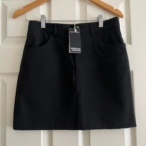 Pernille x Mango Black Mini Skirt